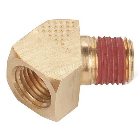 Parker 45 Degree Street Elbow Brass Street Elbow, 45 Degrees, 1/2 in Female NPT X 1/2 in Male NPT VS2214P-8-8