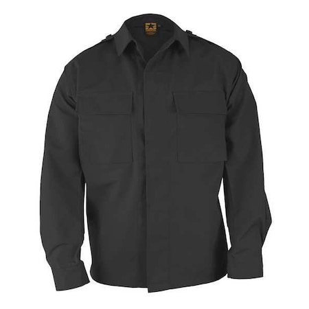 Propper Long Sleeve BDU Shirt, 35% Ripstop, 65% Poly Cotton, Button, 2 Pocket(s), Gray, XL F545238024XL2