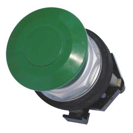 EATON Non-Illuminated Push Button, 30 mm, 1NO, Green HT8AEGA