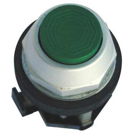 Eaton Push Button Operator, Extended, Momentary Action, Not Applicable Release, Non-Illuminated, Green HT8ABG