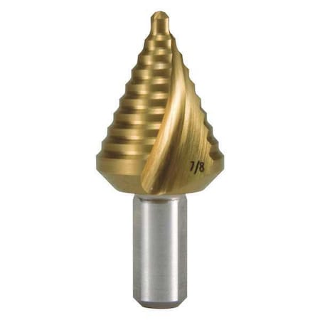 Ruko TIN Step Drill Size 8, 7/8" 101708T
