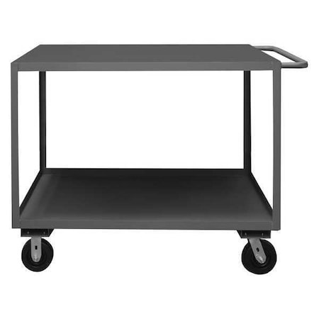 Durham Mfg Cart, Service Stock, 18"x36", 14 ga. Steel, 3000 lb Load Capacity, 2 Shelves, 42-1/4" L, 18-1/4" W RSC-1836-2-3K-TLD-95