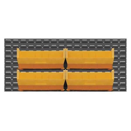 Durham Mfg Louvered Panel, Wall Mount, 23"x20" LPW-46X20-95