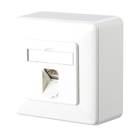 Metz Connect Wall Outlet, White, 3.346" H, 3.346" W 1307370002-I