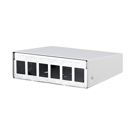 Metz Connect RJ45 Housing, White, 1.718" H, 4.921" W 130861-0602KE