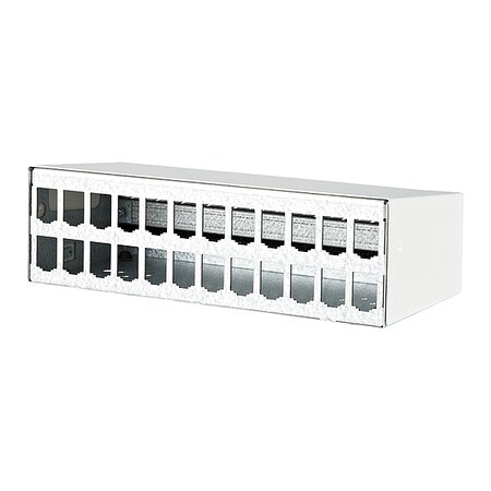 Metz Connect RJ45 Housing, White, 2.978" H, 9.468" W 130861-2402-E