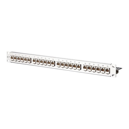 Metz Connect Patch Panel, 1.75" H, 19" W 130921-E
