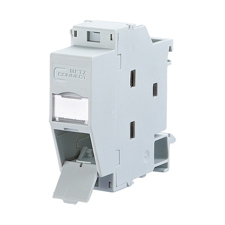 Metz Connect Rail-Mount Housing, Light Gray, 1.772" H 1309427103-E