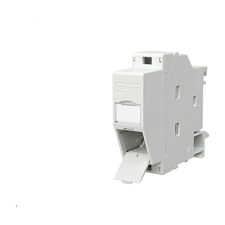 Metz Connect Rail-Mount Housing, Light Gray, 1.772" H 1309428103-E