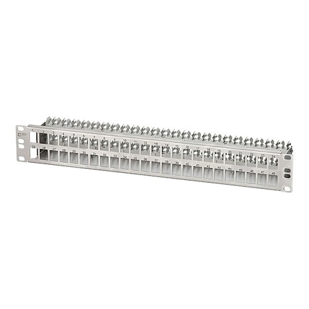 Metz Connect Patch Panel, 2.591" H, 19" W 130A24-00-E
