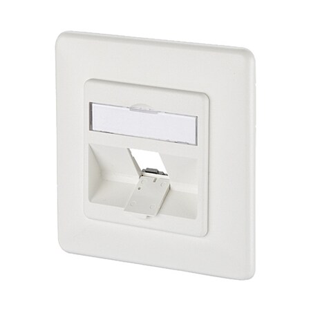 Metz Connect Wall Outlet, White, 3.169" H, 3.169" W 130B20D11002KE