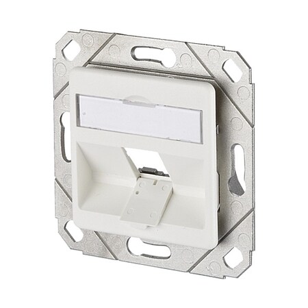 Metz Connect Wall Outlet, White, 2.752" H, 2.752" W 130B20D11102KE