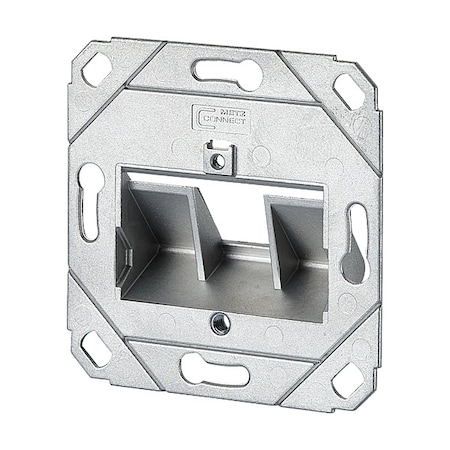 Metz Connect Wall Outlet, Metallike, 2.752" H, 2.752" W 130B20D11200KE