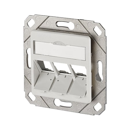 Metz Connect Wall Outlet, White, 2.752" H, 2.752" W 130B20D31102KE