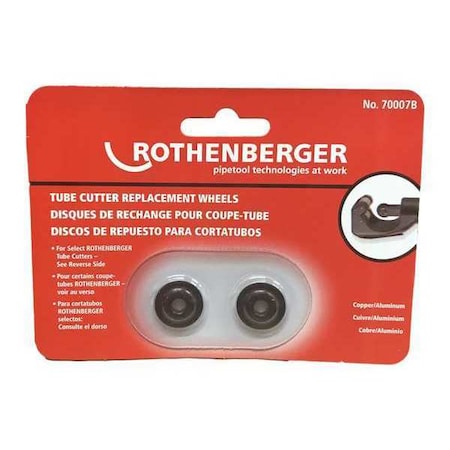 Rothenberger Cutter Wheel Replacement, PK2 70007B