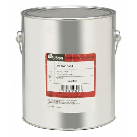 Burndy Oxide Inhibitor, Al-Al/Al-Cu, 1Gal Can PENA13GAL