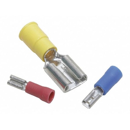 Burndy Vinyl Insulated Female Disc, 12-10AWG QP10F25X03D