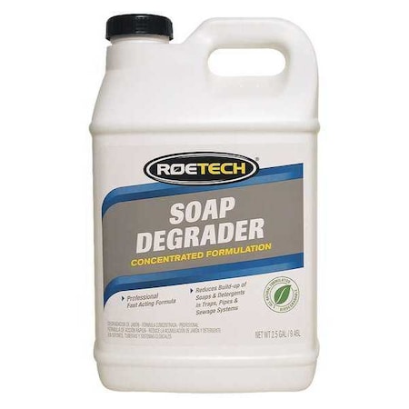 Roetech Soap Degrader, 2.5 Gal Jug, Liquid, Straw SD-LC-2.5-1