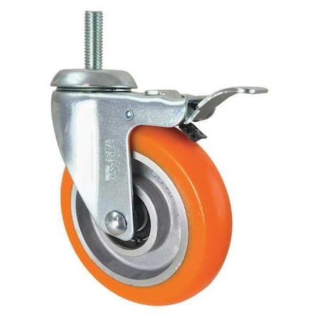 Cc Apex Swivel Stem Caster, w/Brake, Total Lock, 5" CDP-Z-119