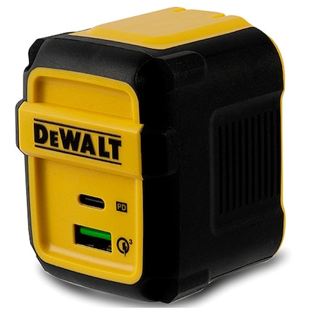 Dewalt Worksite USB PD Charger, 2-Port, 49.5W 131 0851 DW2