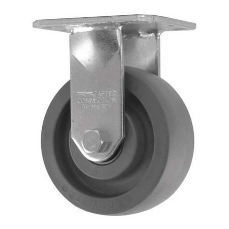Cc Nylex Swivel Plate Caster, CC Nylex, Gray, 5" CDP-Z-209