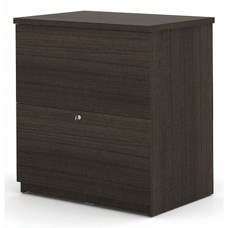 Bestar 28.40" W Lateral File, Dark Chocolate, Dark Chocolate 65635-2179