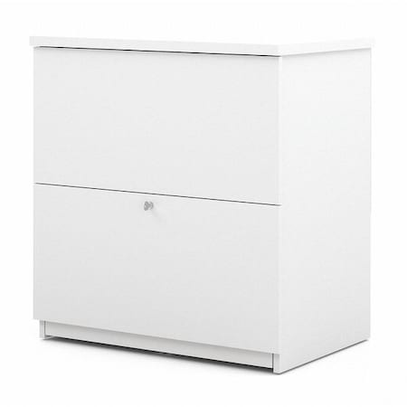 Bestar 28.40" W Lateral File, White, White 65635-2117