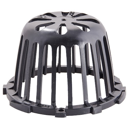 Jay R. Smith Manufacturing Roof Drains Dome Strainer, Polyethylene, 6 11/16 in 1330D