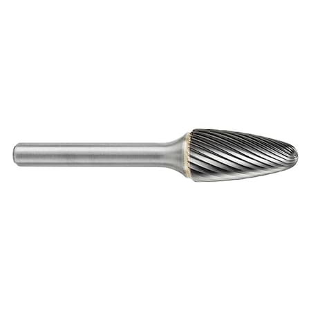 Sgspro Carbide Bur, 3/8" dia., 1/4" Shank, SF3 13325