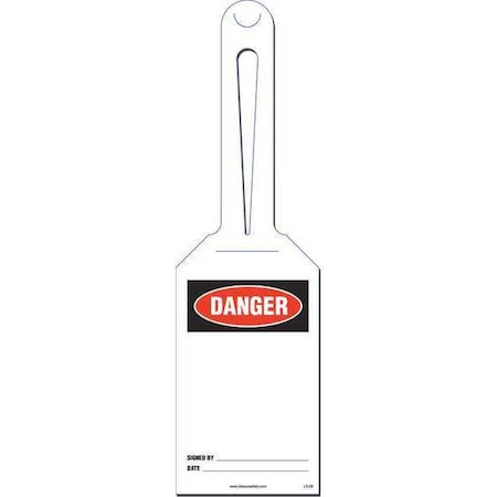 Idesco Safety Danger Loop Safety Tag, PK10 KML309A