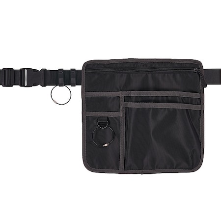 Ergodyne Pouch, Tool Pouch, Black, Mesh, 5 Pockets 5716
