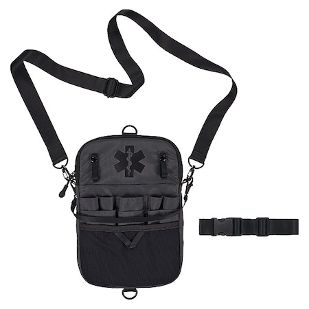 Ergodyne Belt Bag, Mesh, Black, Adjustable Waistband Belt 5717