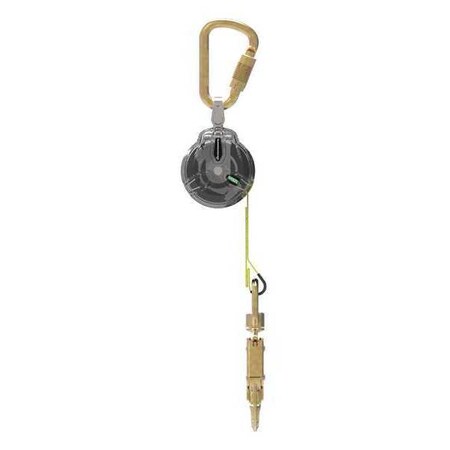 Msa Safety Self-Retracting Lifeline, 6 ft. Length, Clear/Green/Black 63011-00E