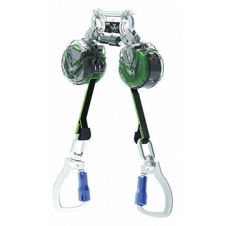 Msa Safety Self-Retracting Lifeline, 6 ft., 310 lb. Weight Capacity 63111-00C