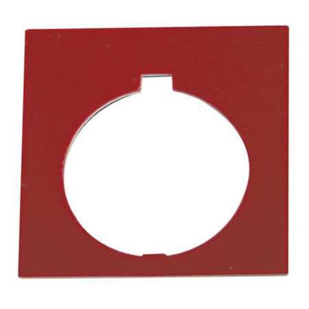 Eaton Blank Legend Plate, White/Red or Black HT8SP77