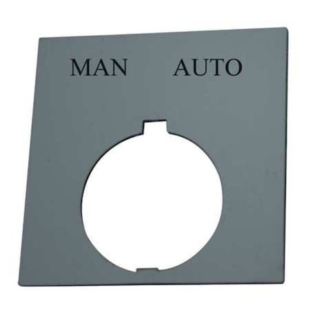 Eaton Legend Plate, Square, Man.Auto, Black HT8SP67