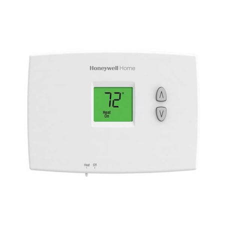 Honeywell Home Low Voltage Thermostat, 1 H, Hardwired/Battery, 20V AC TH1100DH1004