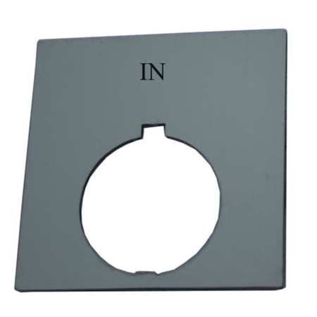 Eaton Legend Plate, In, Black HT8SP17