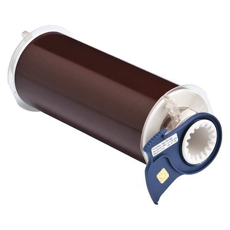 Brady Continuous Label Roll, Brown, Labels/Roll: Continuous 13560