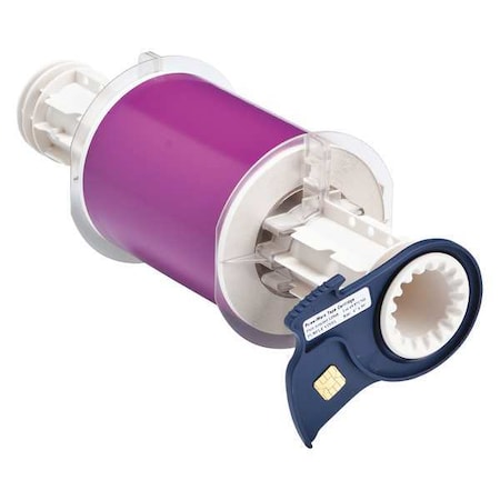 Brady Label Tape Cartridge, Purple, Labels/Roll: Continuous 13548