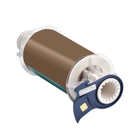 Brady Label Tape Cartridge, Gold, Labels/Roll: Continuous 13606