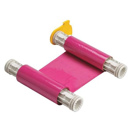 Brady Single-ColorPrinterRibbon, Magenta, 200ftL 13598