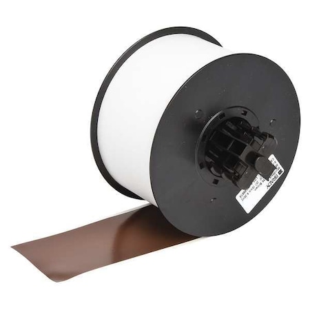 Brady Label Tape Cartridge, Brown, Labels/Roll: Continuous 115760