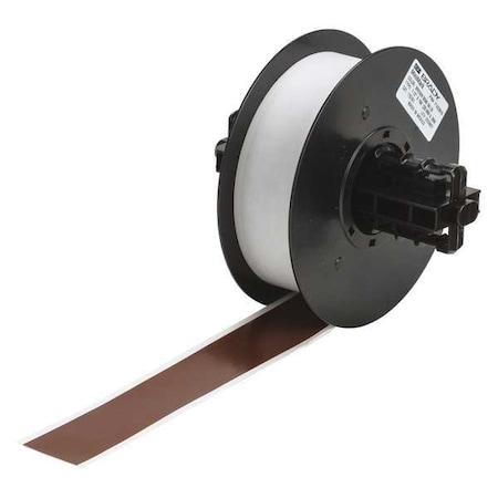 Brady Label Tape Cartridge, Brown, Labels/Roll: Continuous 115761