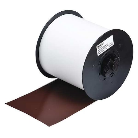 Brady Label Tape Cartridge, Brown, Labels/Roll: Continuous 115759