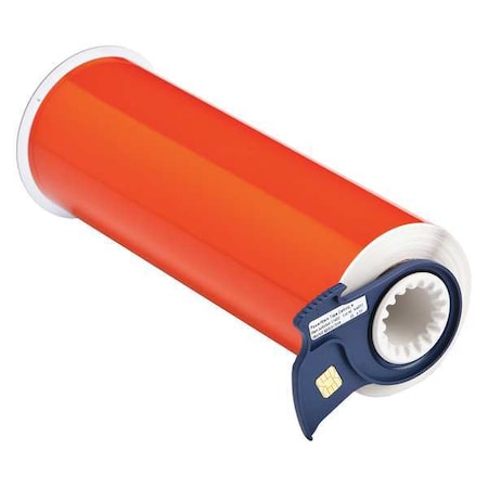 Brady Label Tape Cartridge, Reflective Orange, Labels/Roll: Continuous 13402
