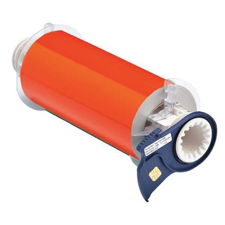 Brady Label Tape Cartridge, Reflective Orange, Labels/Roll: Continuous 13403