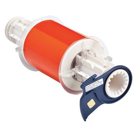 Brady Label Tape Cartridge, Reflective Orange, Labels/Roll: Continuous 13404