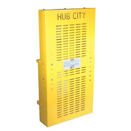 Hub City Vertical Parallel Shaft Belt Guard, Steel 0279-00371
