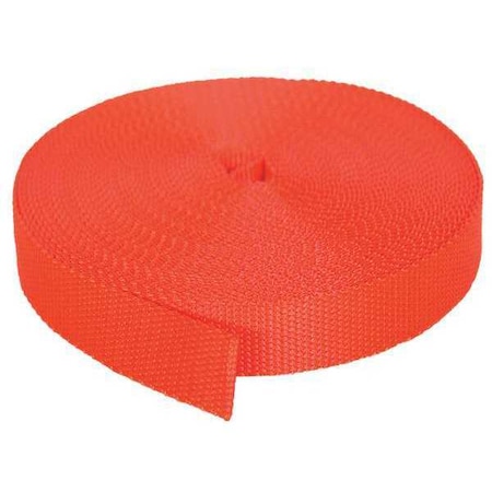 Bulk-Strap Bulk Webbing, 51 ft x 3/4 In, 2800lb N340510R